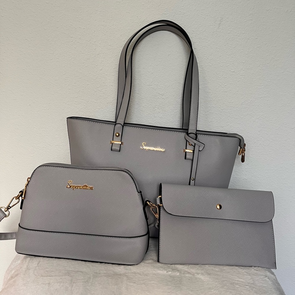 Soperwillton Gray Women's Bag Set